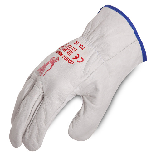 Size 11 Natural Grain Leather Riggers Glove per pair - XXL