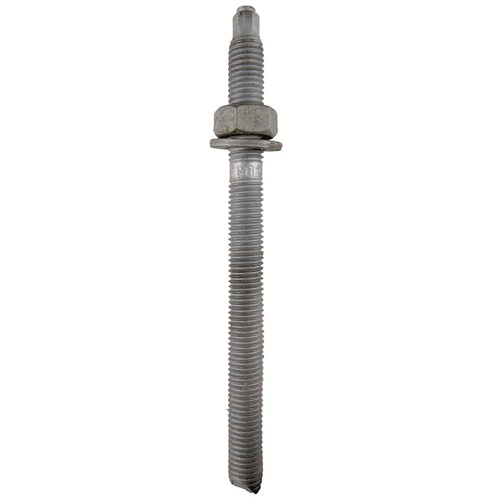 M16X190 Chemical Stud Bolt Chisel Point Galvanized