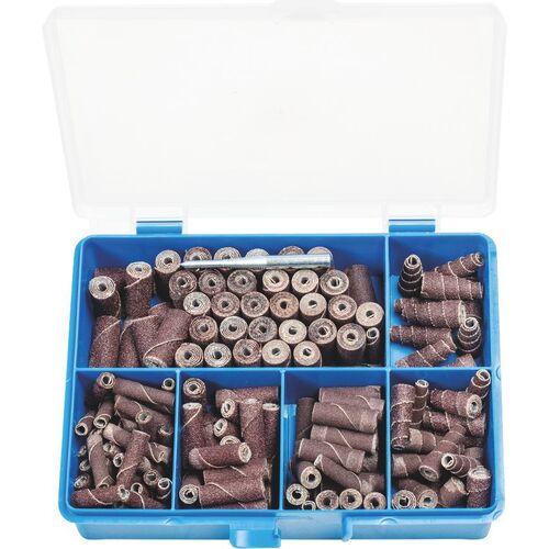 150pc Abrasive Cartridge Rolls POLIROLL SET with Arbor  PRS 151