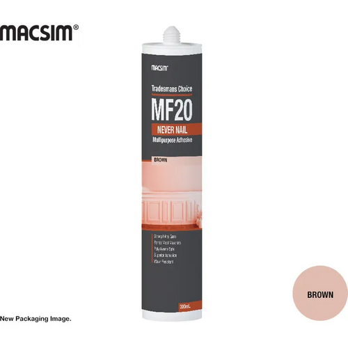 MF20 Never Nail Construction Adhesive Brown 300ml Cartridge