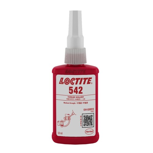 LOCTITE® 542 Threadsealant - Medium Strength - Hydraulic Fast Cure - 50ml Bottle