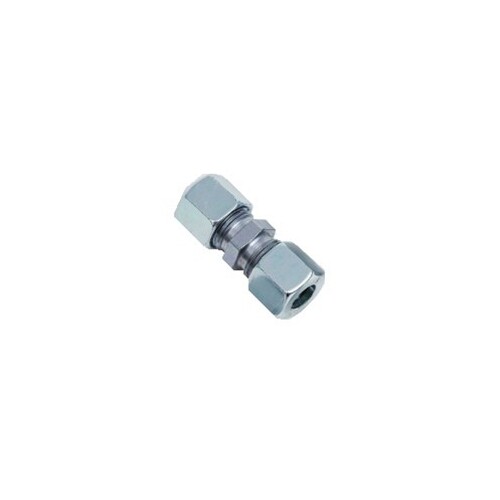 56-M004-04 4mm Tube Union Steel Lubrication Fitting