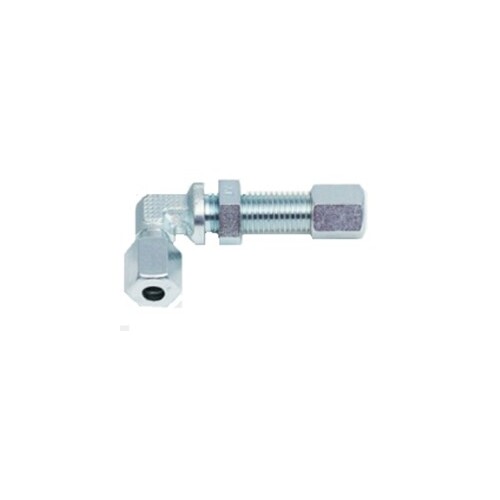 56-M011BH-06 6mm Tube Bulkhead Elbow Steel Lubrication Fitting