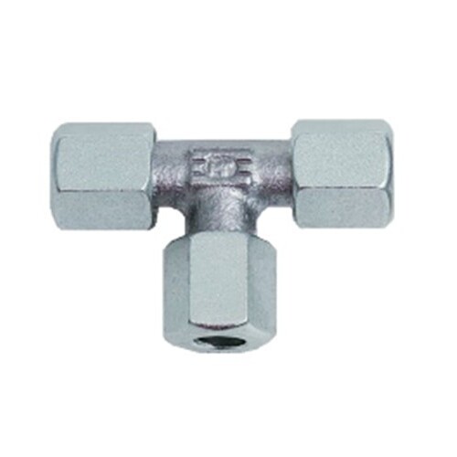 56-M014-04 4mm Tube Tee Steel Lubrication Fitting