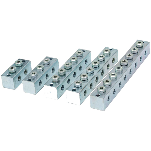 56-MB02 Two Point Grease Manifold Block Steel
