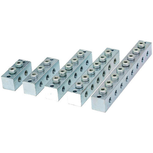 56-MB03 Three Point Grease Manifold Block Steel