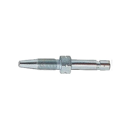 56-PHSS-20 Push In Hose Stud Straight 20mm long Steel to suit pushin Lubrication Fitting
