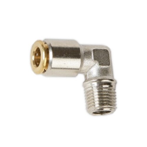 56-PM005-0602 6mm Tube x 1/8 BSP Lubrication Push In Male Elbow Lubrication Fitting