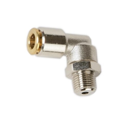 56-PM005S-0602 6mm Tube x 1/8 BSP Lubrication Push In Swivel Male Elbow Lubrication Fitting