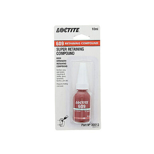 LOCTITE® 609 Retaining Compound - Medium/High Strength - 10ml Bottle
