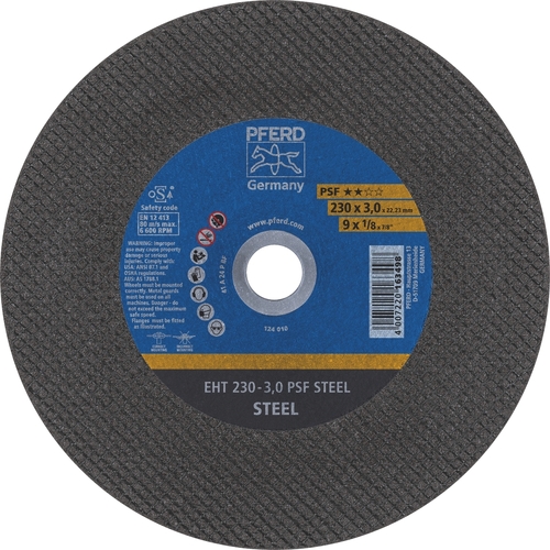 Flat Cut-Off Wheel GP - STEEL  EHT 230-3.0 A 24 P PSF