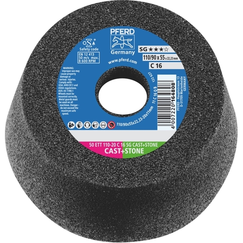 Flared Cup Wheel - CAST & STONE  110mm