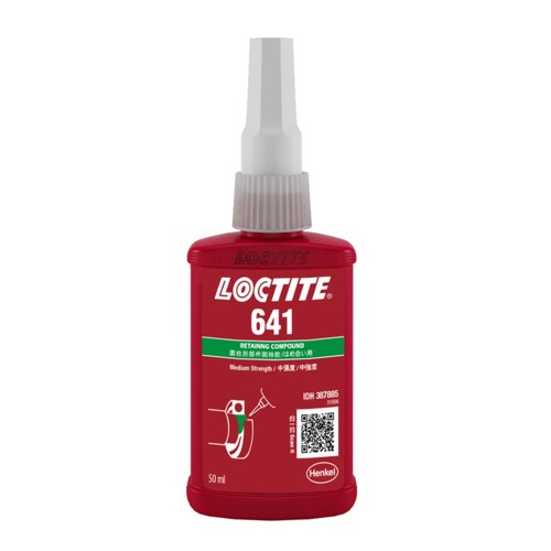 LOCTITE® 641 Retaining Compound - Medium Strength - 50ml Bottle