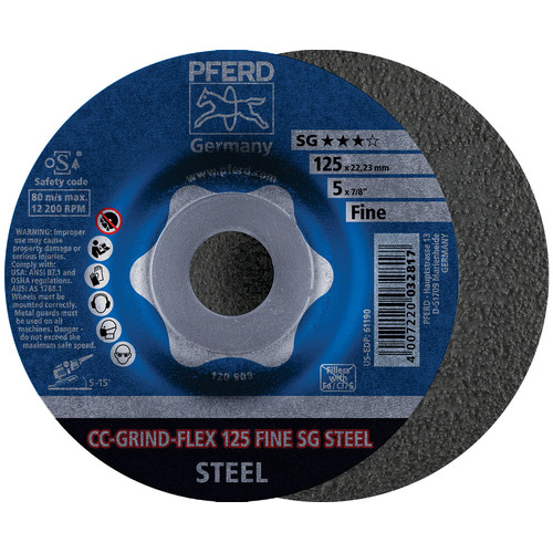 CC-GRIND-FLEX Grinding Disc STEEL 125mm SG FINE