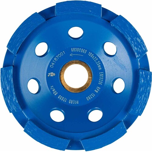 Diamond Cup Wheel General Purpose - Single Row 100 x 6 x 16/22.23 PSF