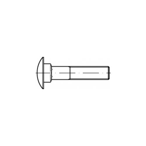 M8X20 Metric Coarse Cup Head Bolt Only DIN 603 A4 / 316 Stainless Steel