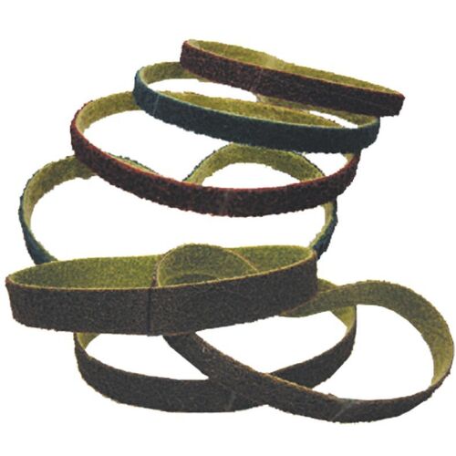 File Sander Belts - Surface Conditioning - E07 KV707T 10x330 #180 MEDIUM (Maroon)
