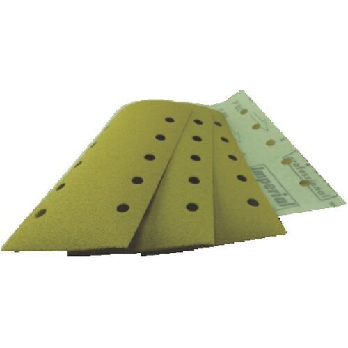 Velstick Paper Sheet 10 Hole I-CAR Aluminium Oxide Stearated "C Weight Paper 115 x 228mm  I-CARV    80 Grit