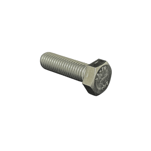 M16X50 Metric Coarse Hex Set Screw (Full Thread) ISO 4017 / DIN 933 A2-70 Stainless Steel