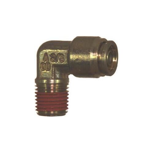 88-005-0804 1/2 Tube x 1/4 NPT D.O.T. Air brake Push-In Fixed Male Elbow