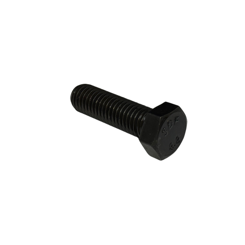M12X45 Metric Coarse Hex Set Screw (Full Thread) AS1110.2 / ISO 4017 Class 8.8 Black