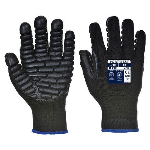 Anti-Vibration Glove Black Large