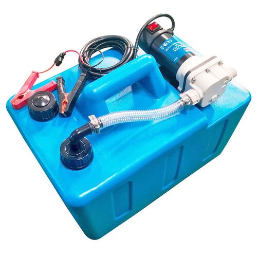 Adblue tank 50ltr with 12V pump kit, 4 metre EPDM hose and manual nozzle