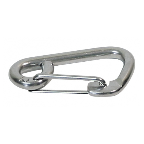 Spring Hook Asymetric - 10mm 316 Grade Stainless Steel