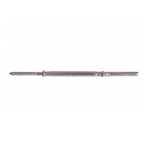 Rigging Screw Lag Screw/ Swage M5 to Suit 3.2mm Wire - 316 Grade Electropolished Stainless Steel