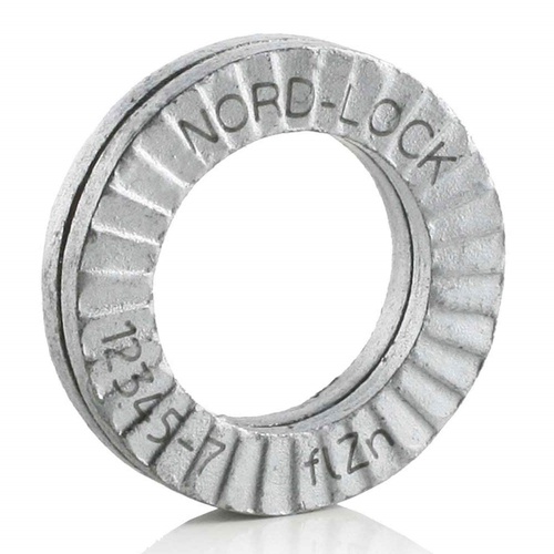 NL 8 Nord-Lock Washer Standard preassembled pair Zinc Flake Coated M8(5/16)X13.5X2.5