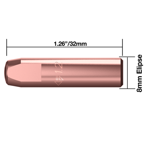 Bernard® style (Short Elliptical) 1.2mm Contact Tip  - 7490