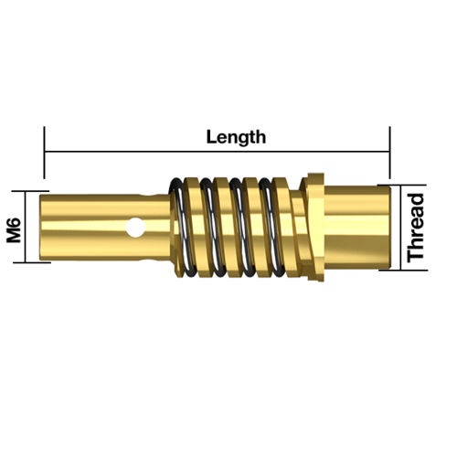 Binzel® Style Tip Adaptor (LH) BZL 14/15 - TA15LH