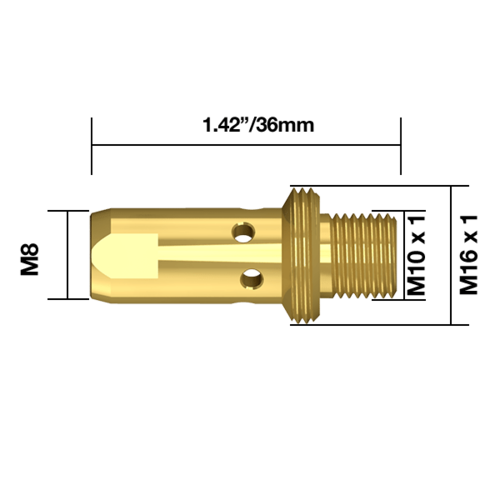 Binzel® Style Tip Adaptor (M8) BZL 38 - TA38
