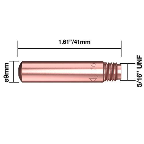Tweco® style Flux Cored No.5 0.9mm Contact Tip  H/Duty - 15HFC35