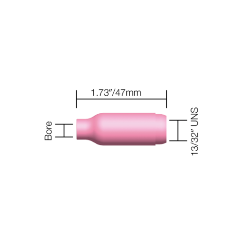 Alumina Cups 17/18/26 Series Alumina Cup 8.0mm (#5)  - 10N49