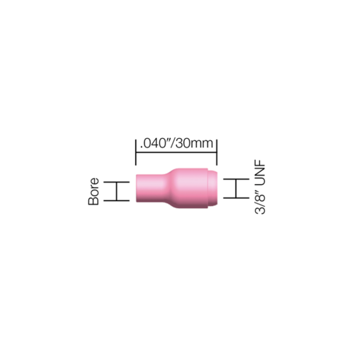 Alumina Cups 9/20 Series Alumina Cup 11.0mm (#7) - 13N11