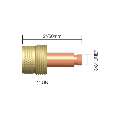 Gas Lens Large Diameter 17/18/26 Series 2.4mm Gas Lens Large Diameter - 45V64