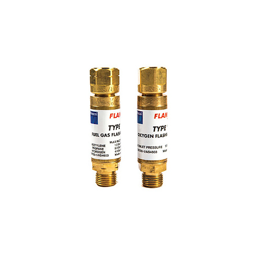 Flashback Arrestors Oxygen/Fuel Gas 2 Pack (Reg) - FBAROXAC