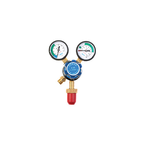 Omega Single Stage Regulator Argon Regulator Twin Gauge 0-34 L/Min - OMEAR55