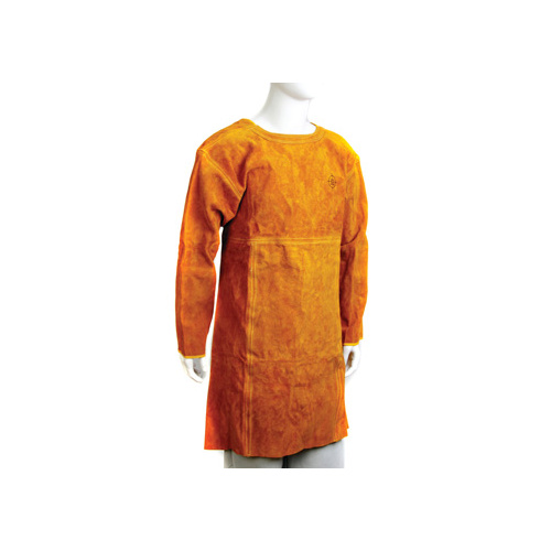 Leather Long Sleeve Welders Apron Gold 94x72cm - AP6200L