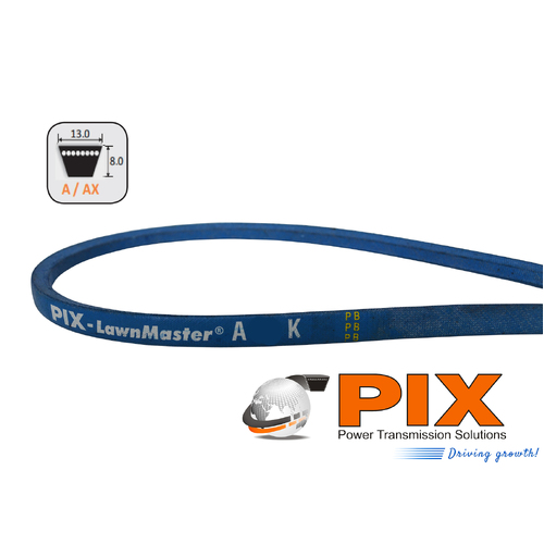 A100 PIX Lawnmaster Kevlar Cord Dry Cover Vee Belt