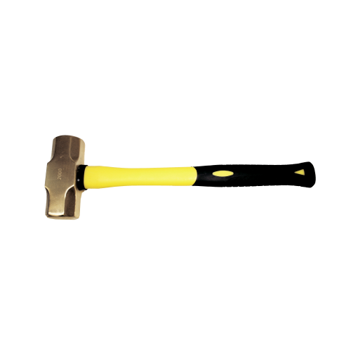 Brass Sledge Hammer 4.4lb / 2kg 400mm Fiberglass Handle