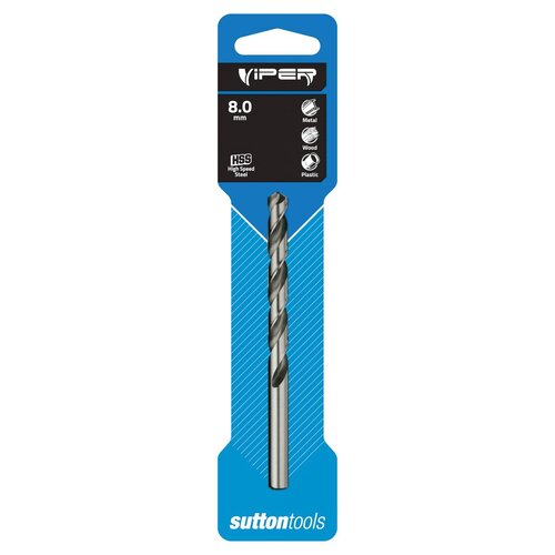 Sutton Drill D105 1.5mm Jobber Viper DIN338 HSS Carded