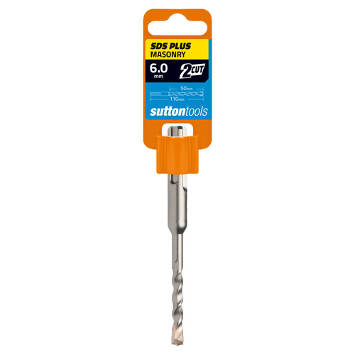 Sutton Masonry Drill D612 2X Cutter SDS+ 6X110 Yellow