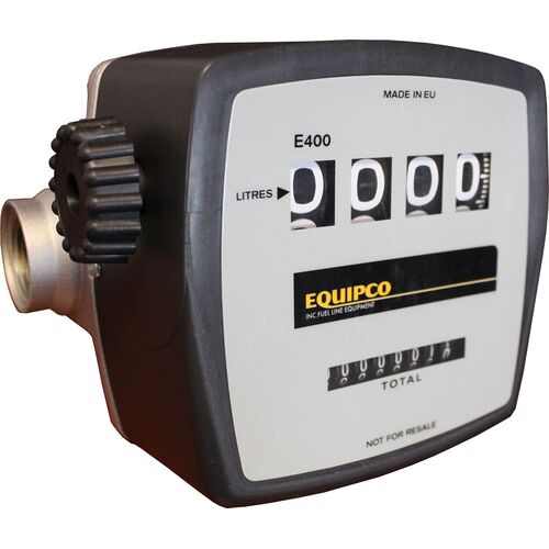 4 digit 20-120LPM 1" mechanical display flow meter with viton seals for petrol