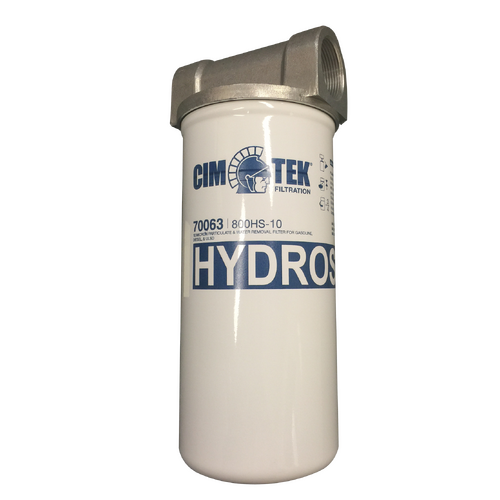 150 LPM Filter assembly with water absorbing elements