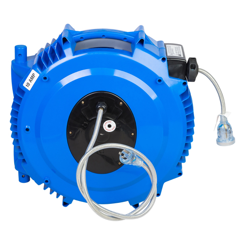 Recoila Retractable Electrical Cord Heavy Duty Reel Gen III 10A x 20mtr 240V