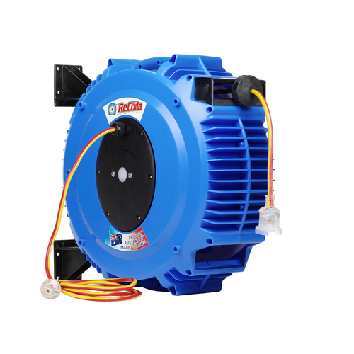Recoila Retractable Electrical Cord Reel Gen III 15A x 18.2mtr 240V