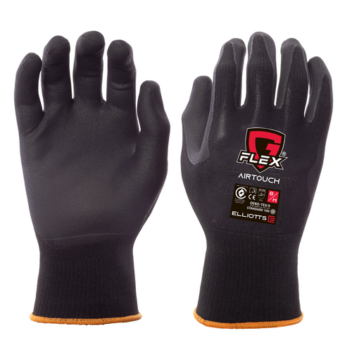 G-Flex AIRTouch General Purpose Glove Black Size 12
