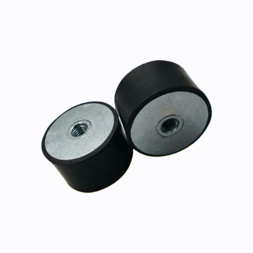 Cylindrical Rubber Mount 30mm x 40mm Female-Female 40 Shore (M8)